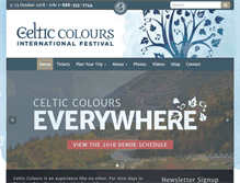 Tablet Screenshot of celtic-colours.com